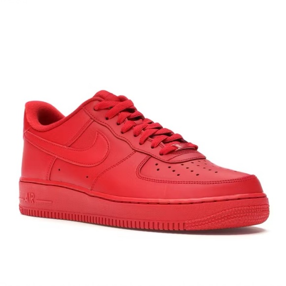 Nike Shoes - Nike Air Force 1 Men's Red Sneaker